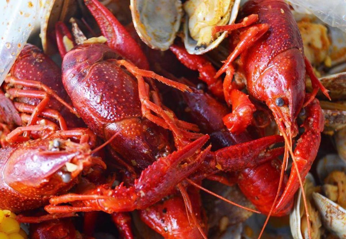 Crawfish boil at Pier 88 in Huntsville, AL