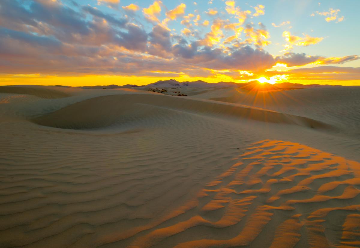 Little Sahara Sand Dunes Sunset