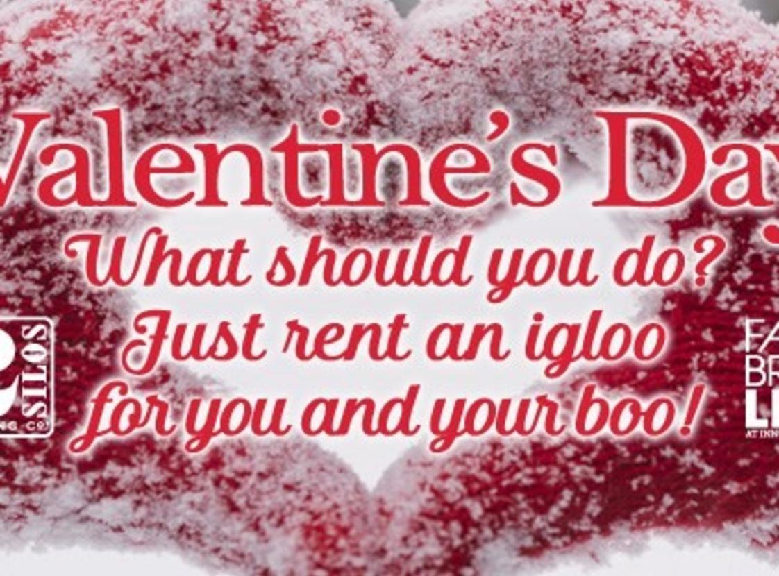 Valentine S Day Igloo Experience Farm Brew Live Valentine S Day Igloo Experience Farm Brew Live