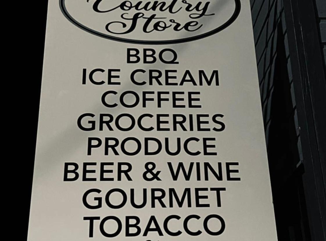 Front of Store Sign
