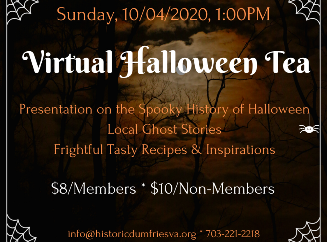 Virtual Halloween Tea