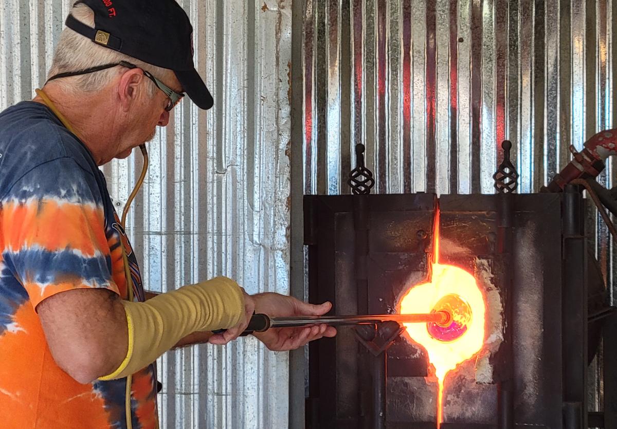 Glassblowing studio