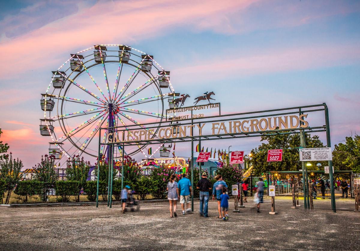 Gillespie County Fairgrounds Entrance