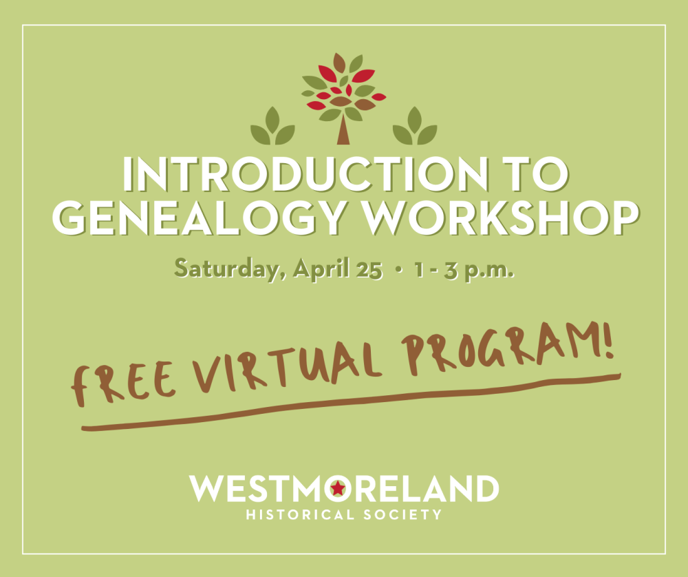 Genealogy Westmoreland Historical Society