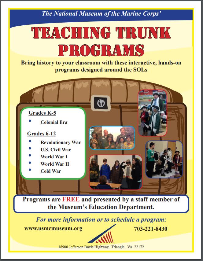Marine Corp Museum Travel Trunk Flyer