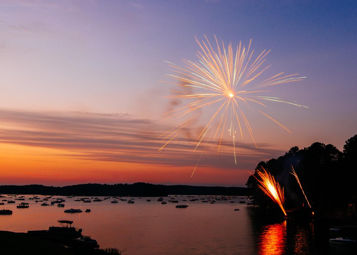 Lake Sinclair Fireworks