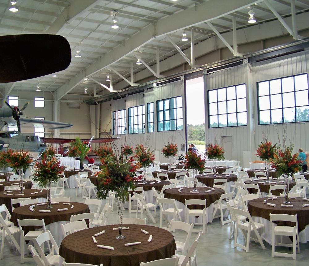 Dinner Navy Hangar Doors