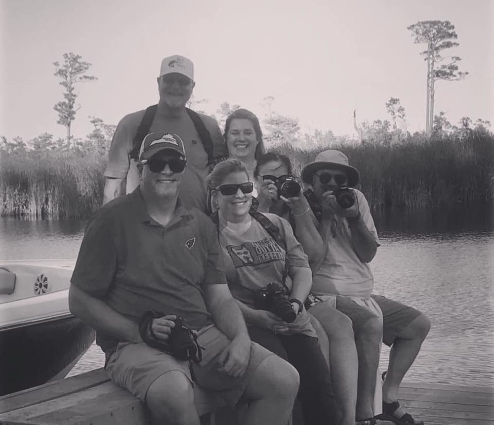 Photography group on the North Landing River