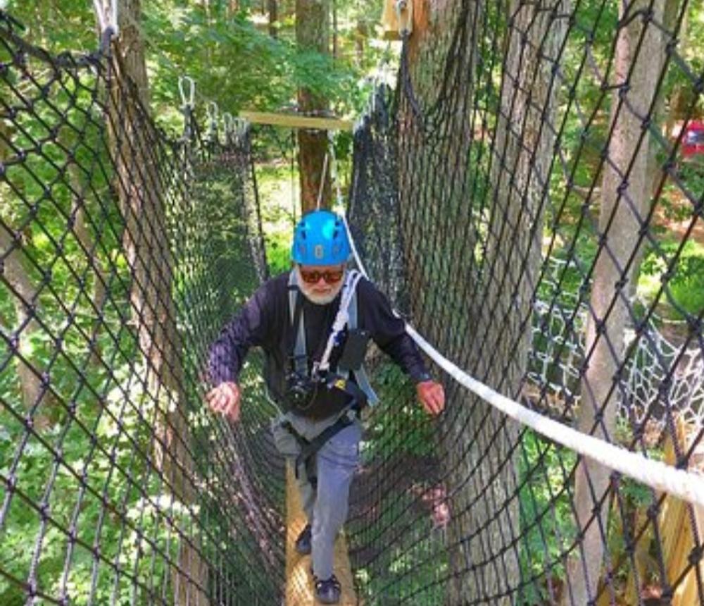 In the trees at Adventureworks