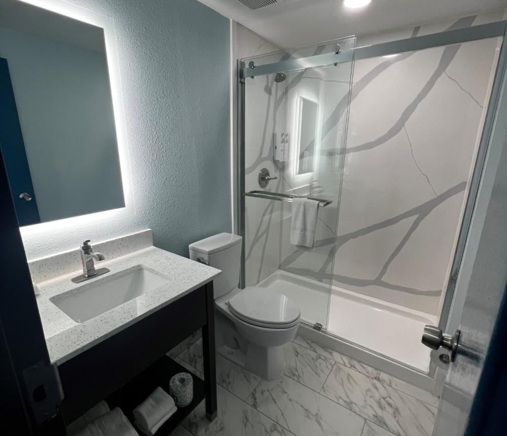 Red Roof Bathroom