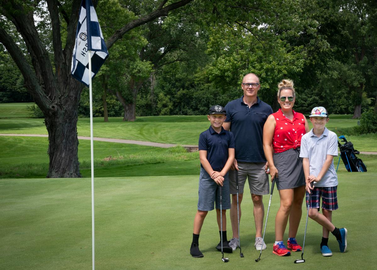 Golfing at Oshkosh Country Club