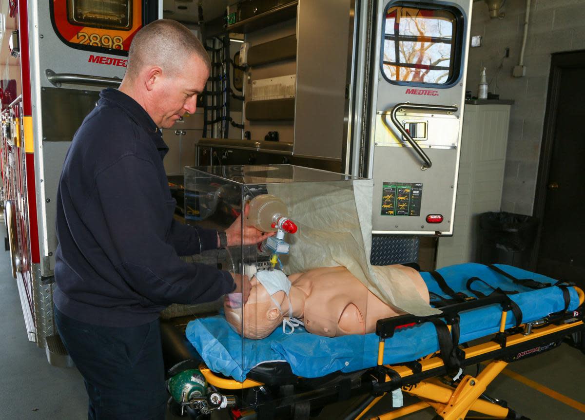Boxes protect paramedics