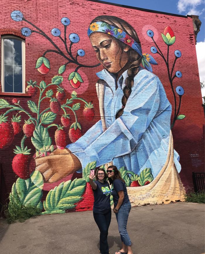 Strawberry Mural