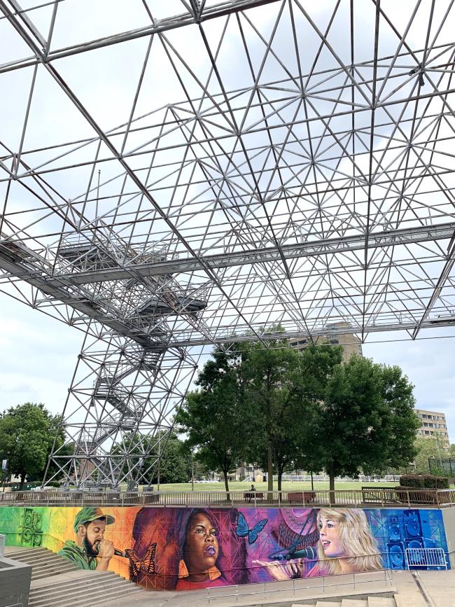 Wall Murals in MLK Park in Rochester NY