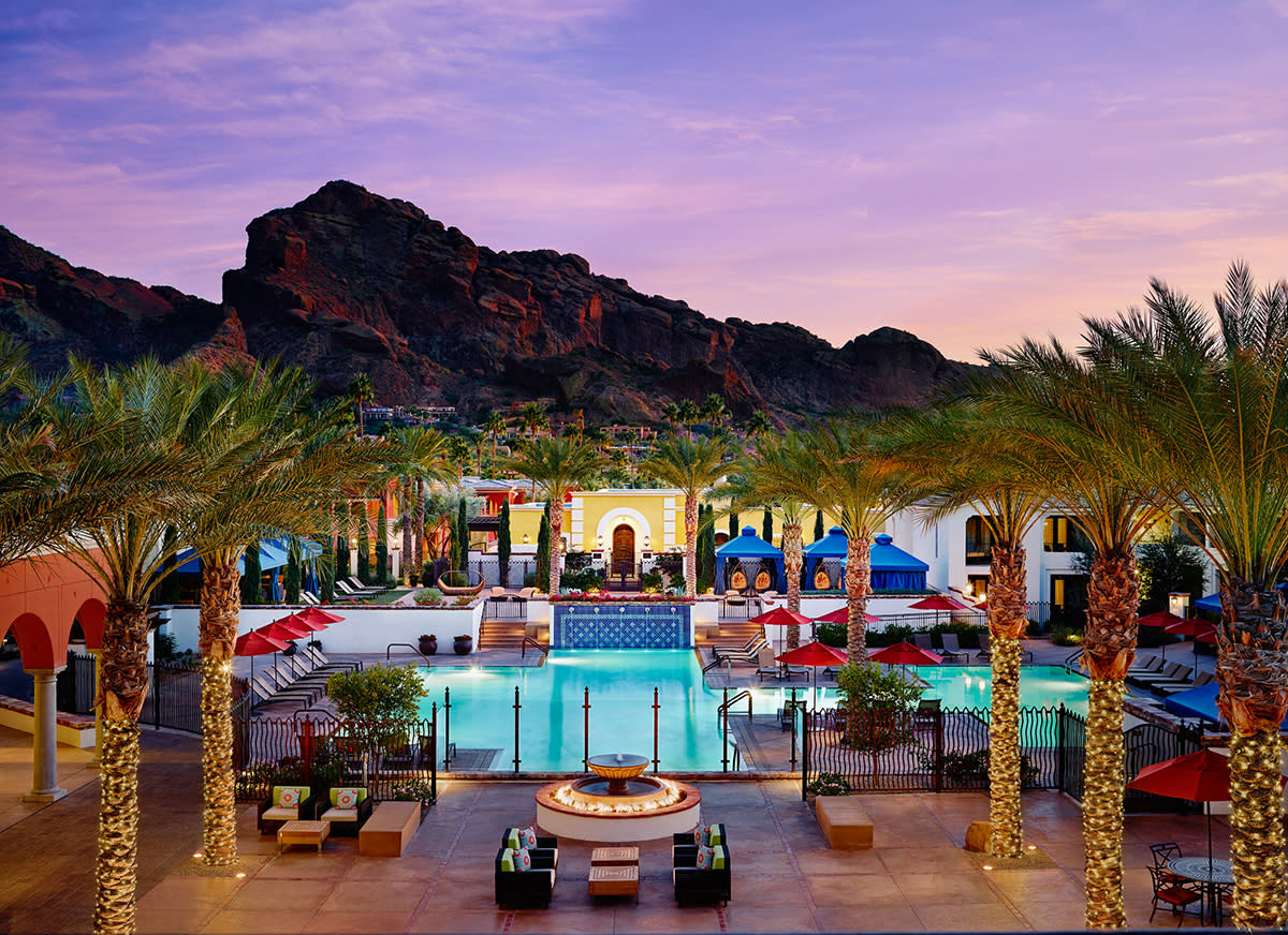 The pool at the Omni Scottsdale Resort & Spa at Montelucia will keep you relaxed after a long day of exhausting fun!