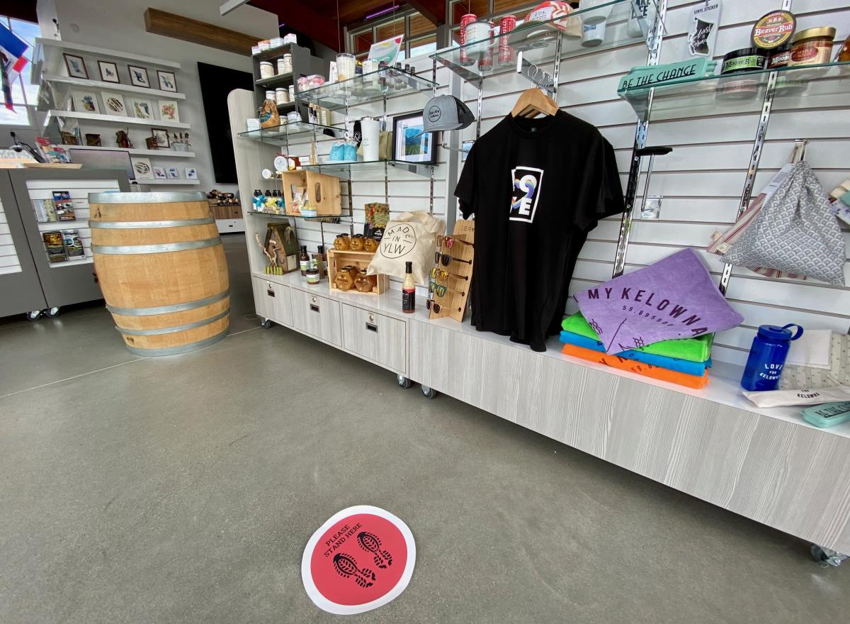 Retail and Floor Decal in Visitor Centre
