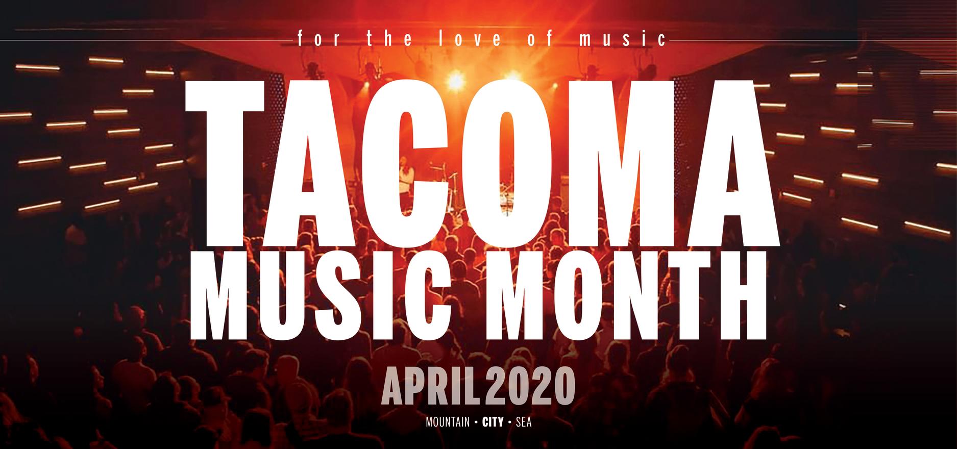 Tacoma Music Month header