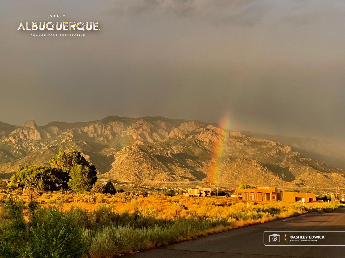 Rainbow Over the Sandias