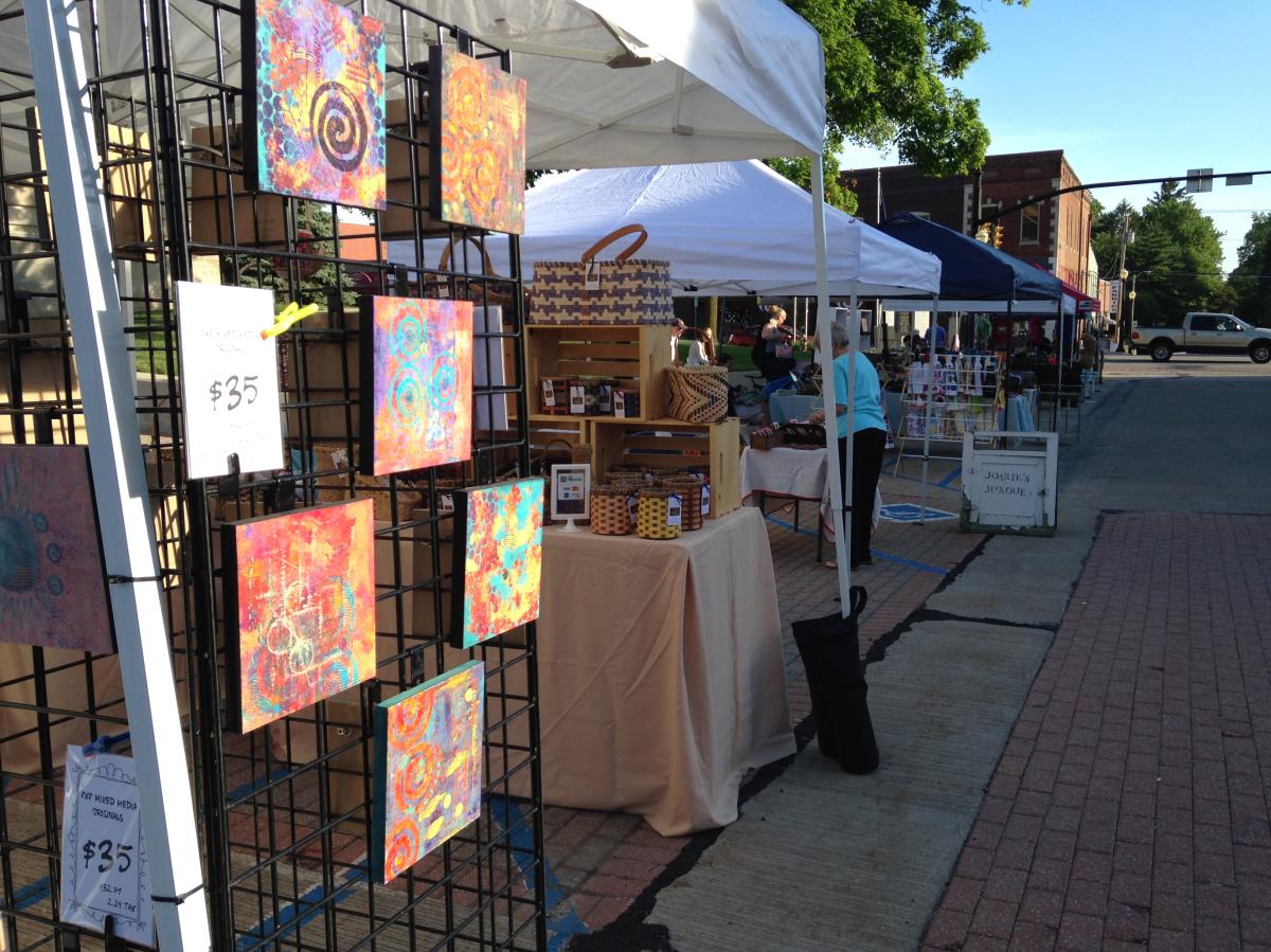 Handmade Market on Courthouse Square in Danville