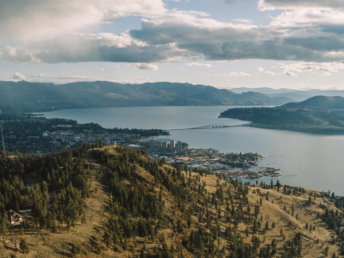 Knox Mountain Aerial