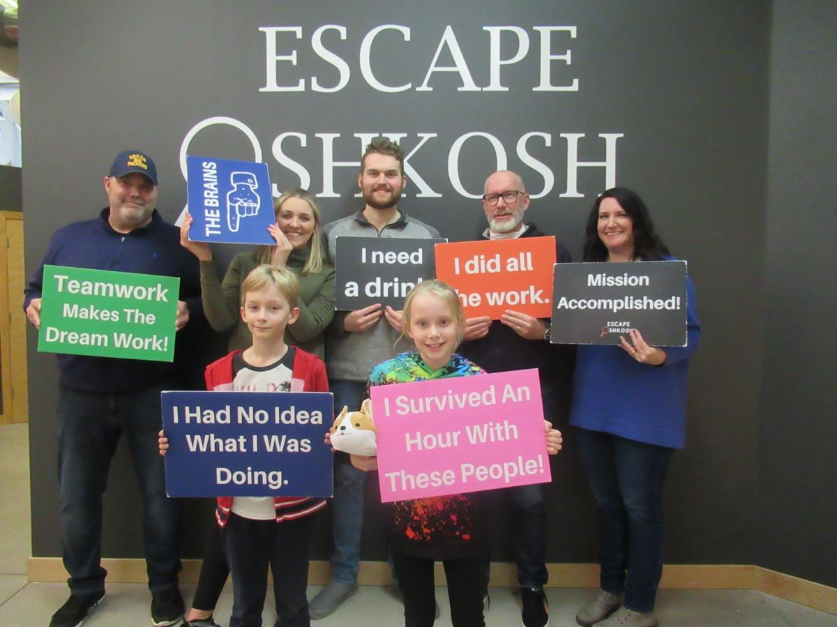 Winners at Escape Oshkosh