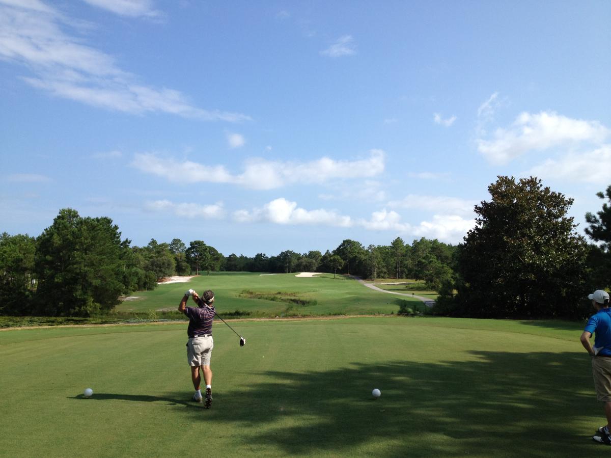 Golfing
