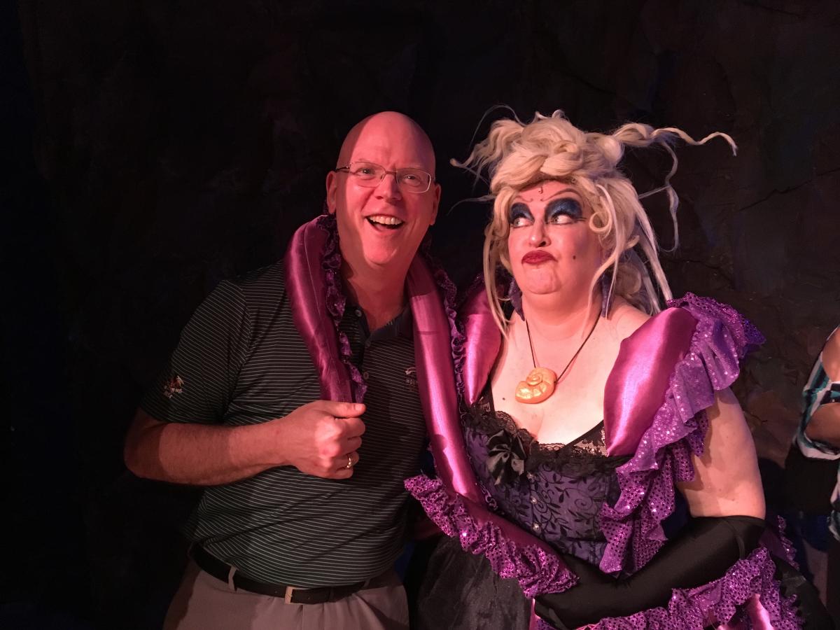Ursula and our blogger at Steel River Playhouse
