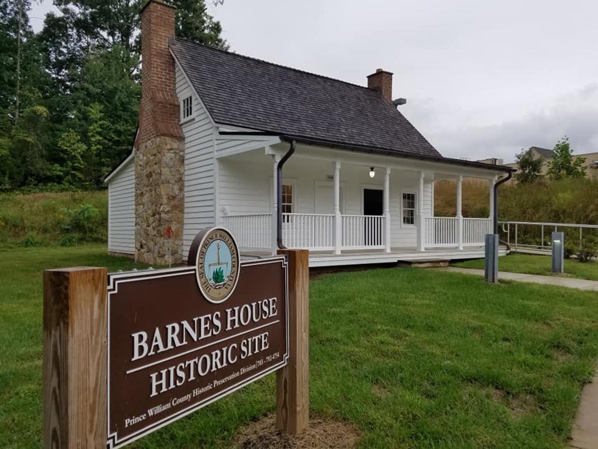 exterior view of Barnes House historic site