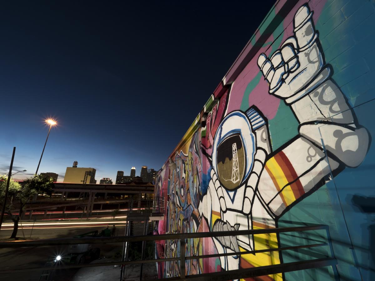 HUE Mural Astronaut