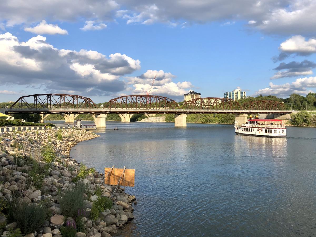 Victoria Bridge in Saskatoon