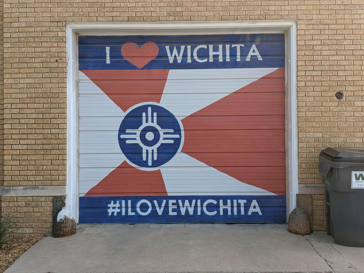 Wichita Flag Mural