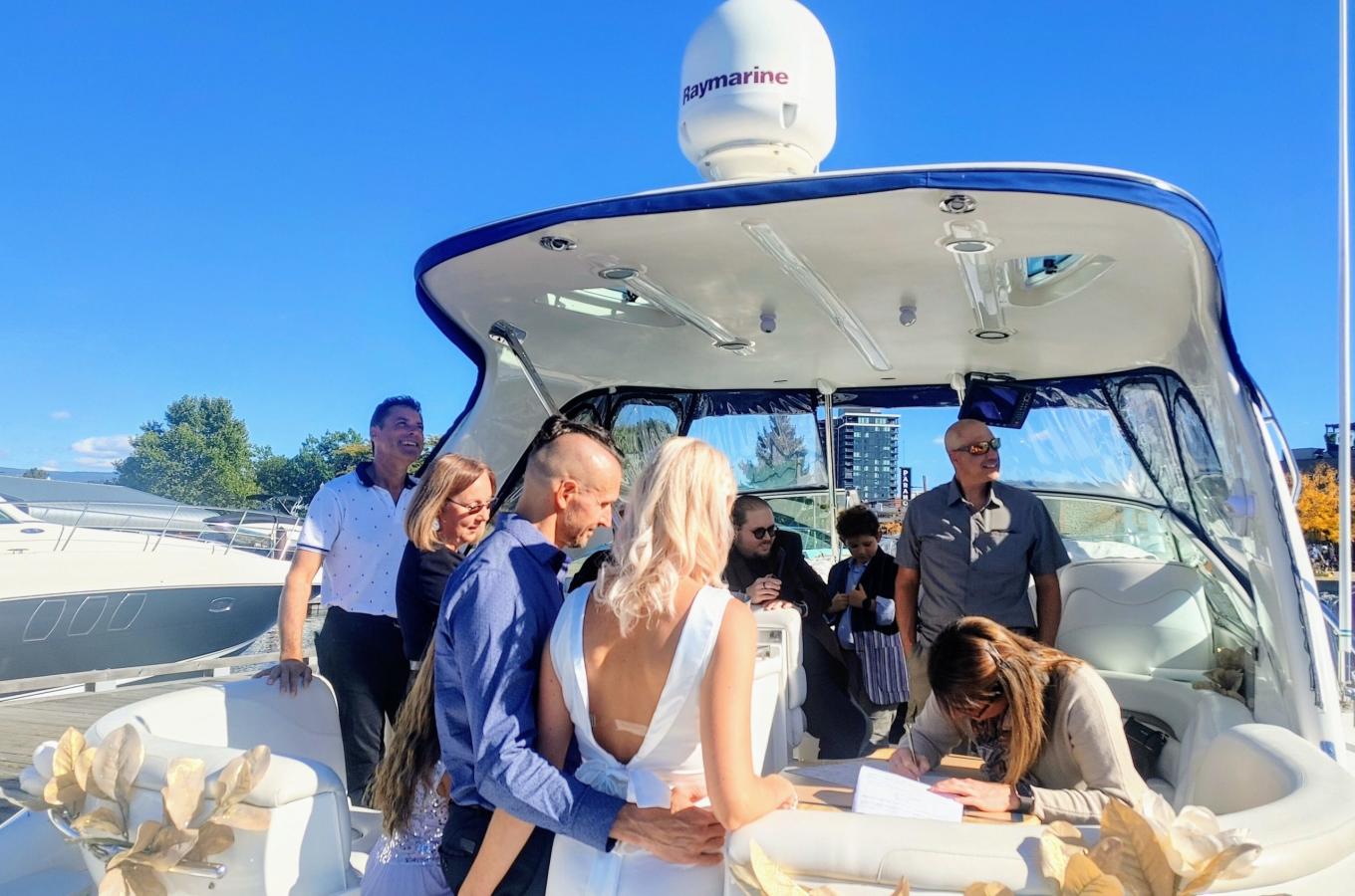 Wedding Boat Rental Kelowna