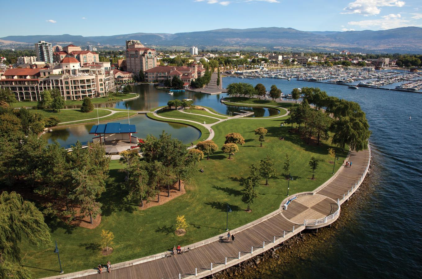 Aerial of Boardwalk