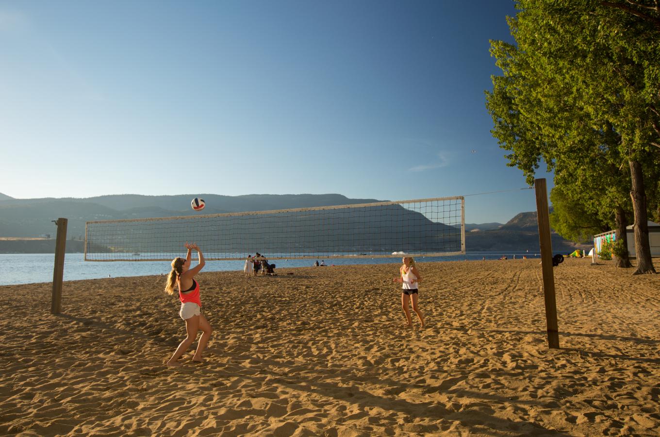 Beach Volleyball at Hot Sands Beach