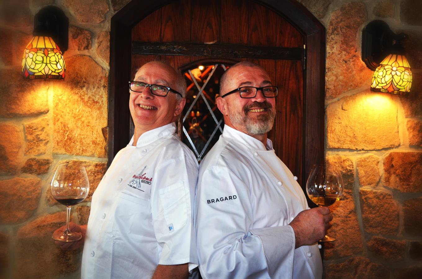 Owner Stephan and Chef Xavier