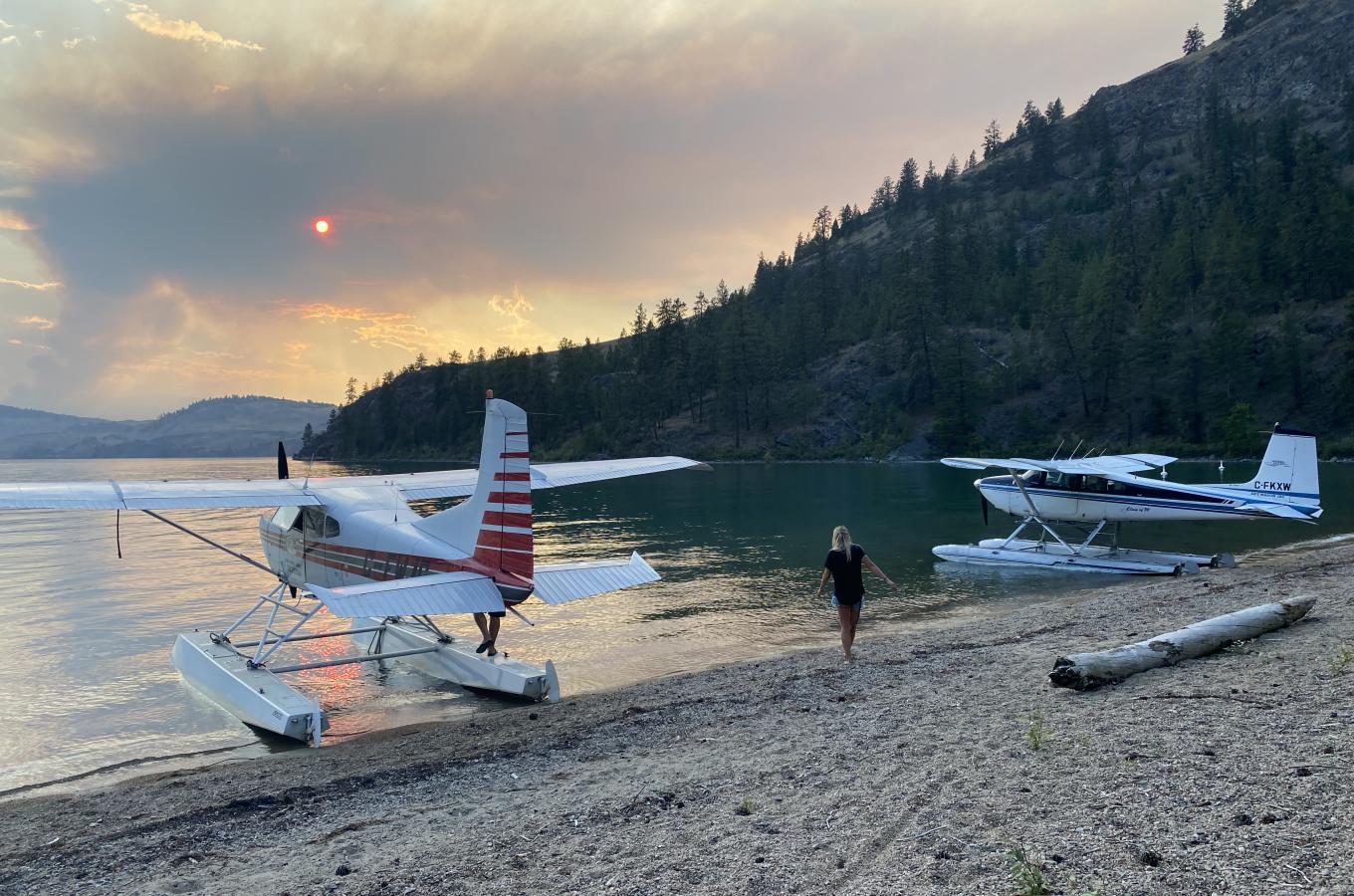 beached planes