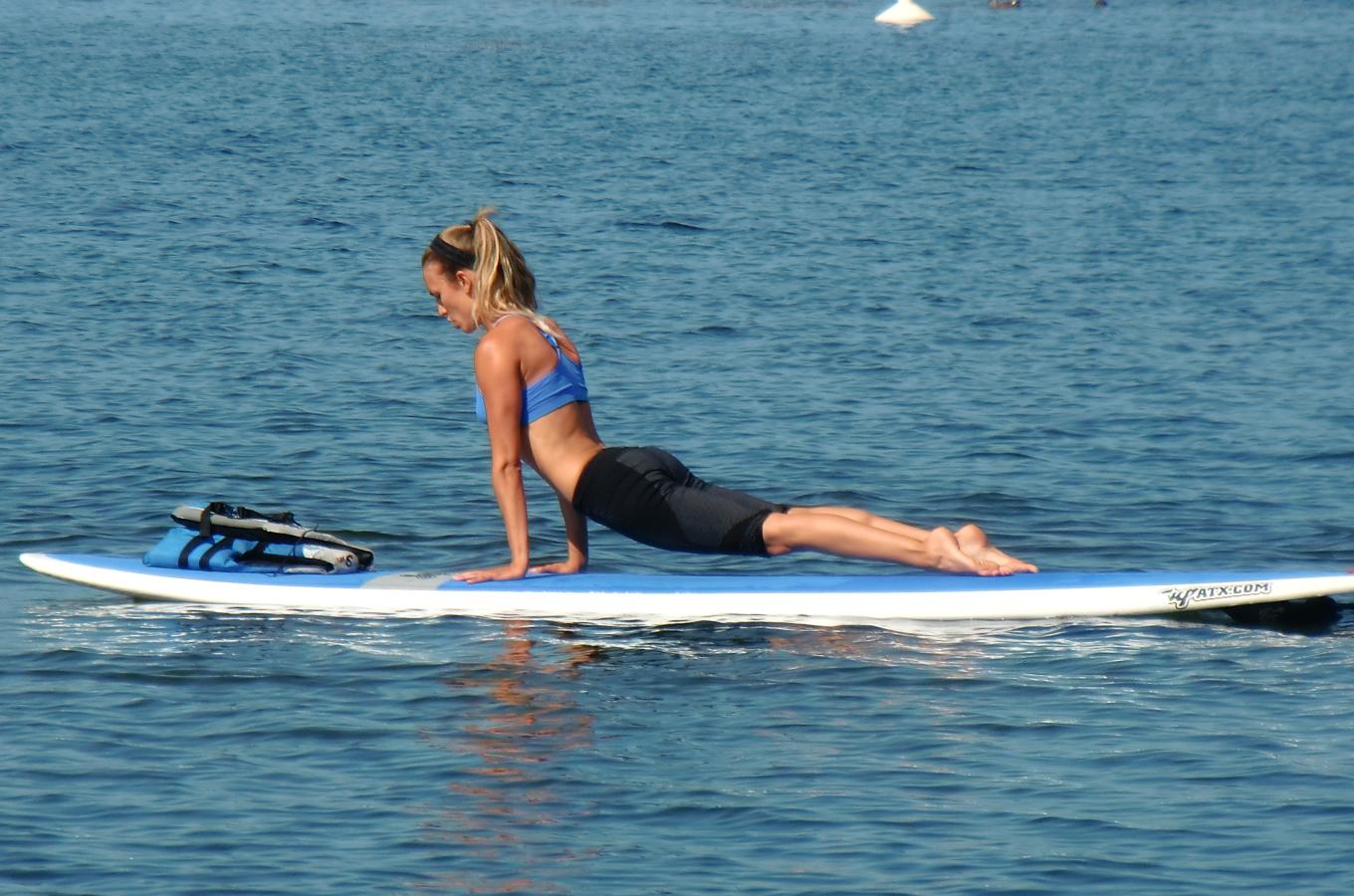 Workout on SUP