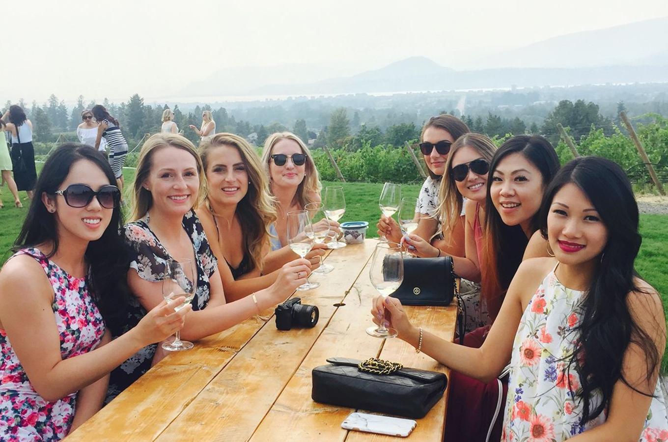 Wine Tasting in Vineyard - Kitsch Wines - Kelowna Wine Tour