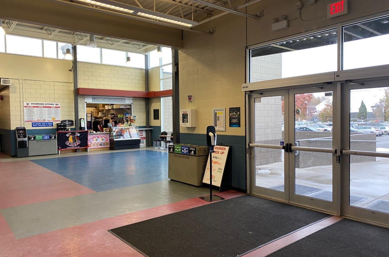 Rutland Arena Lobby