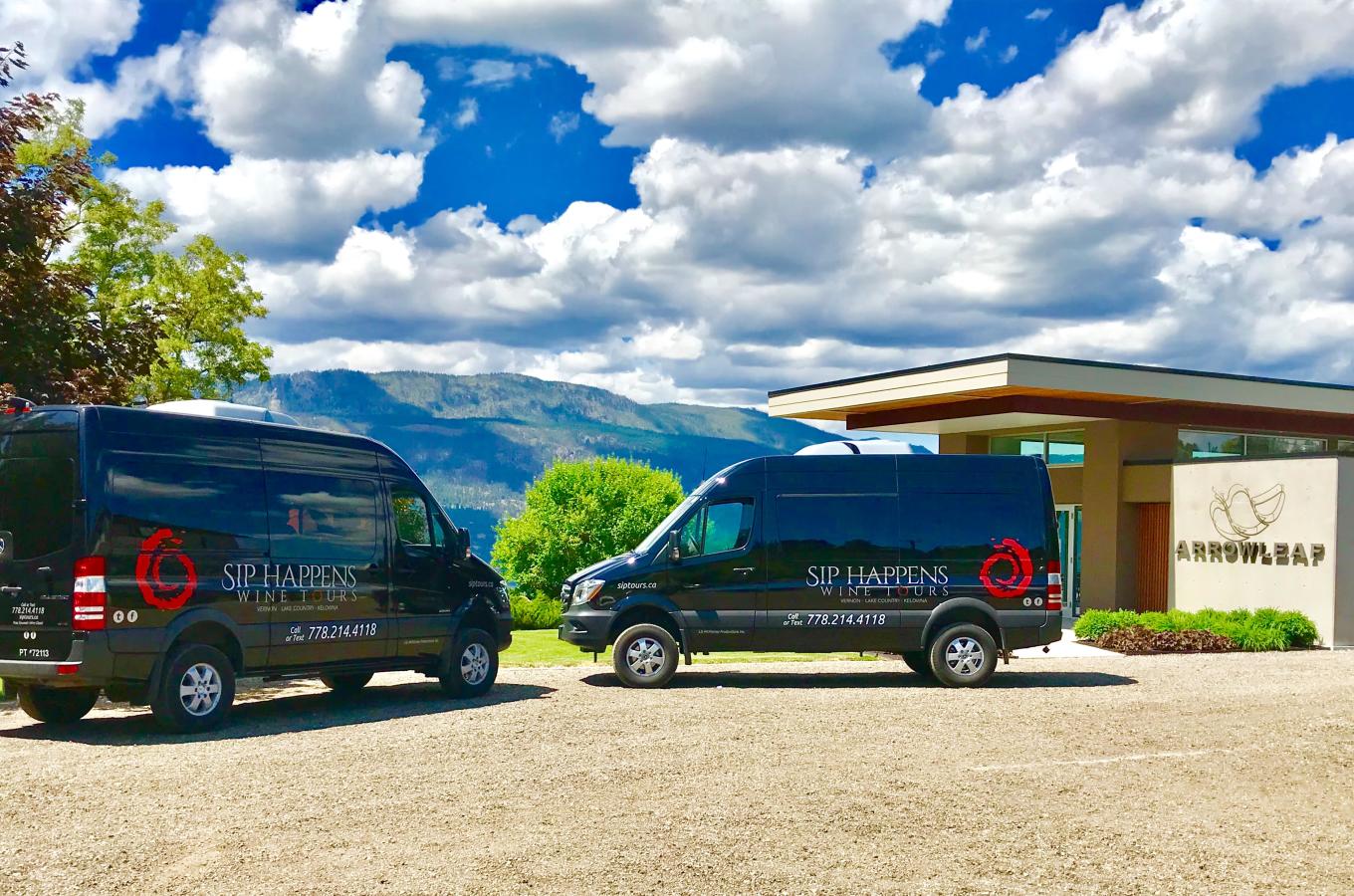 Luxury Mercedes Wine Tour Vans