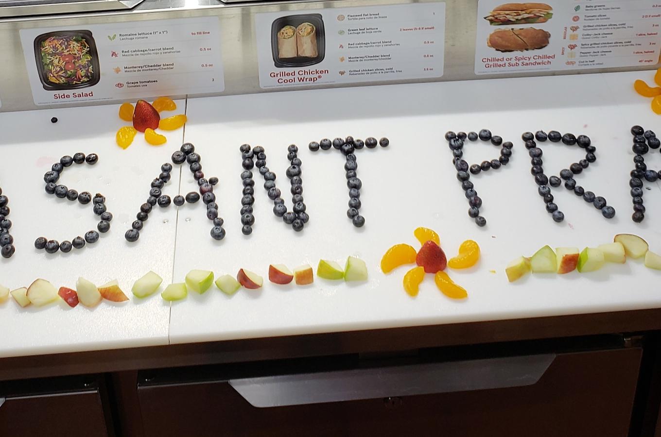 Pleasant Prairie in fruit