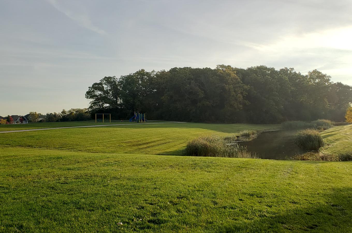 Village Green Park Play Equipment-long shot