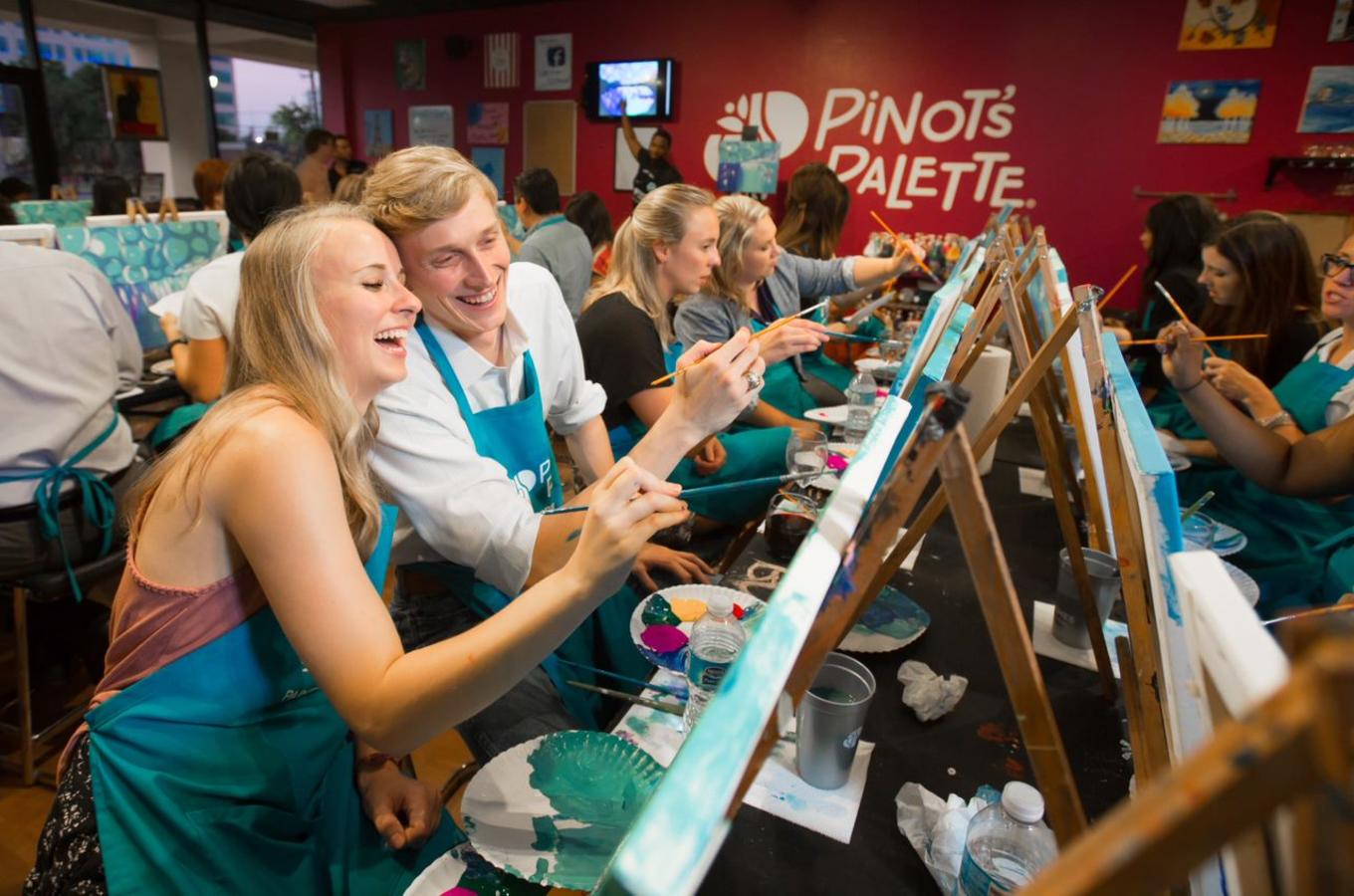 Pinot's Palette Smiling Painters