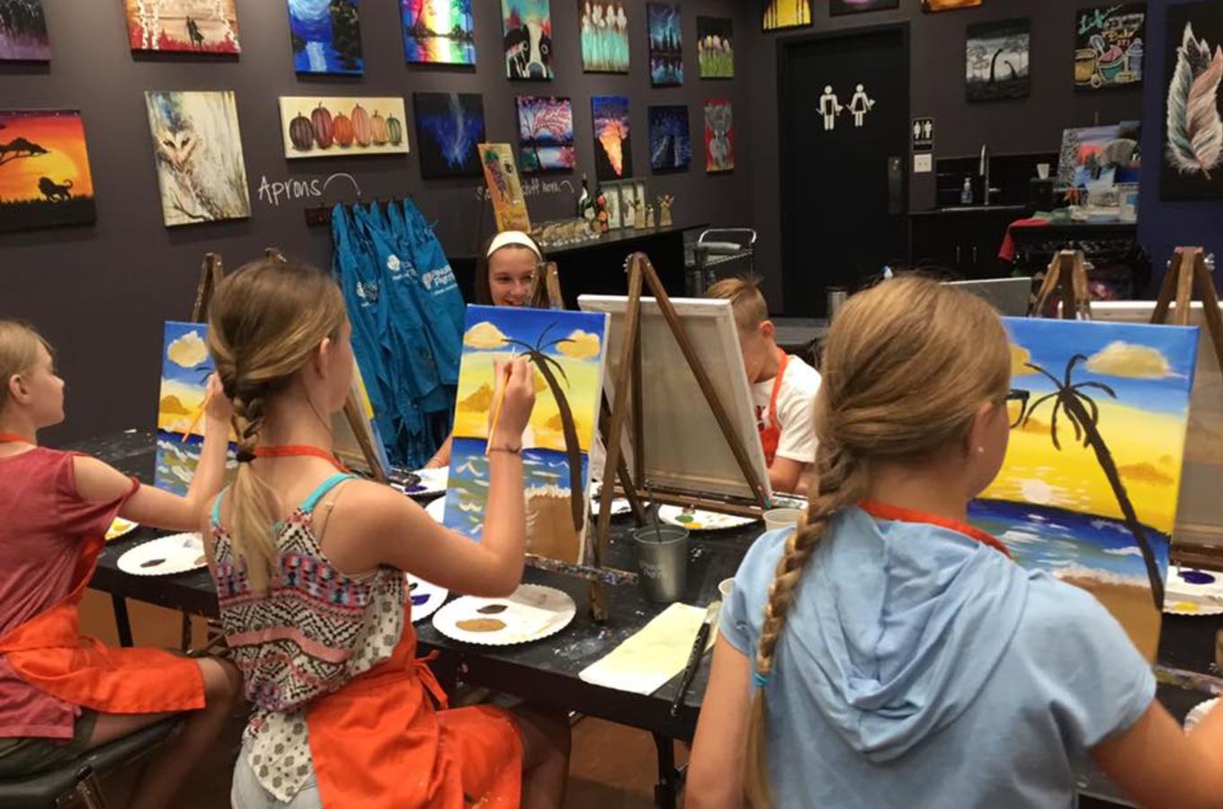Pinot's Palette Kids Painting Beach
