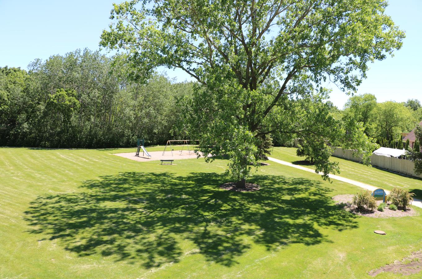 Rolling Meadows Park View From Hill