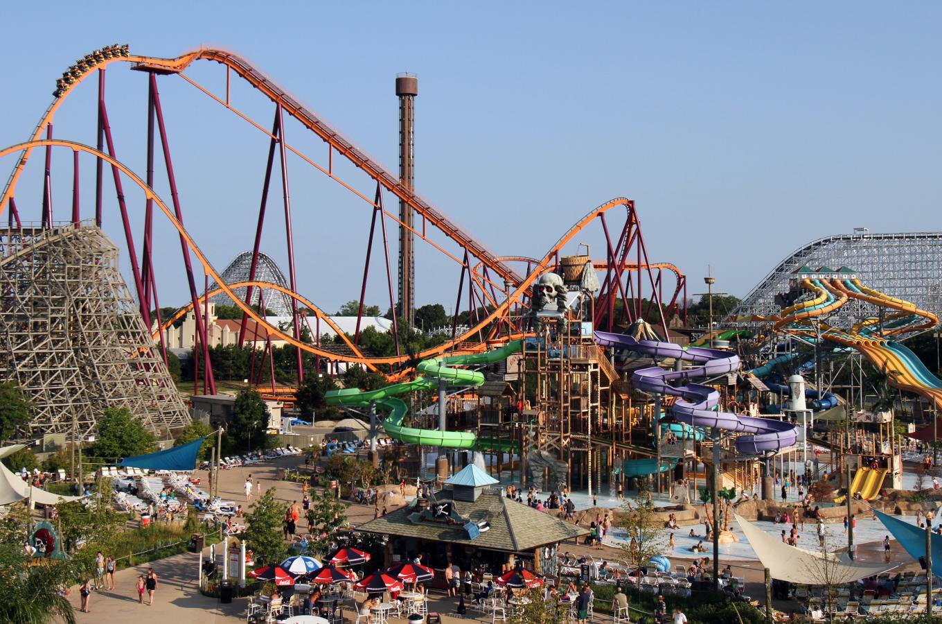 Six Flags Park vista shot