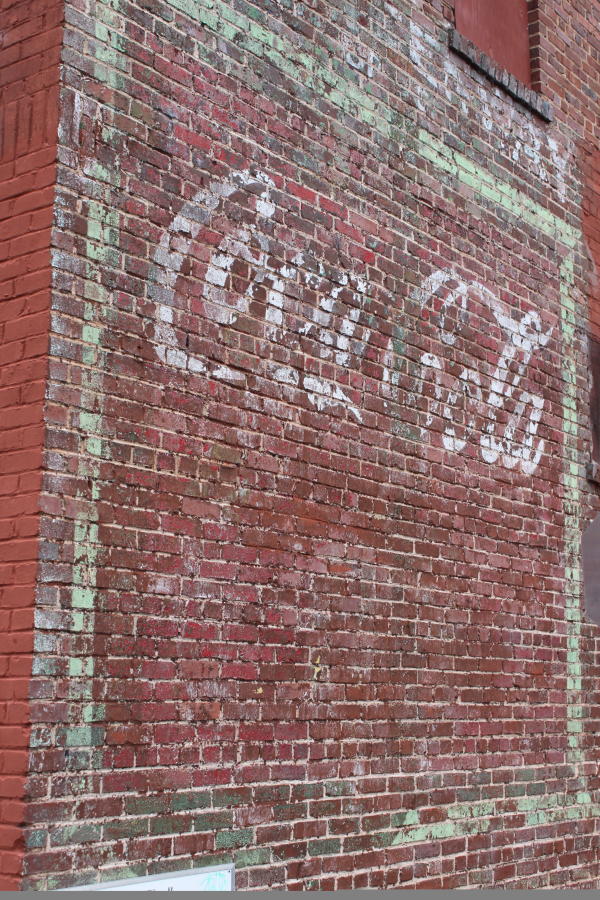 Vintage Coca-Cola Ghost Mural