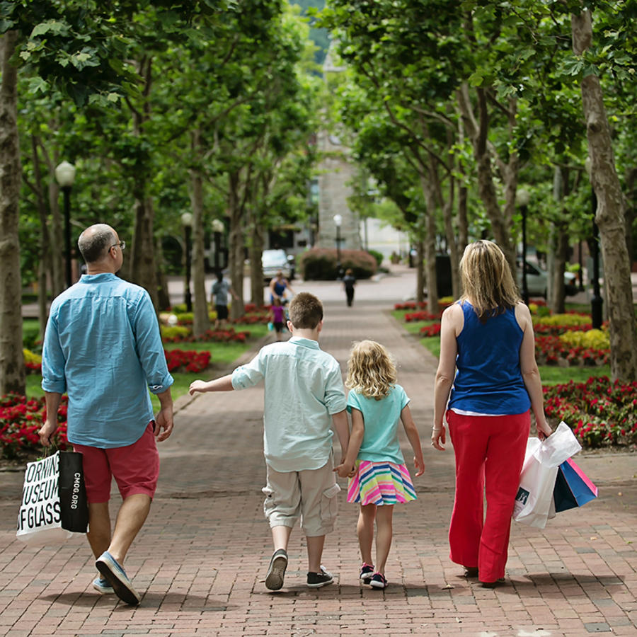 Family in Corning