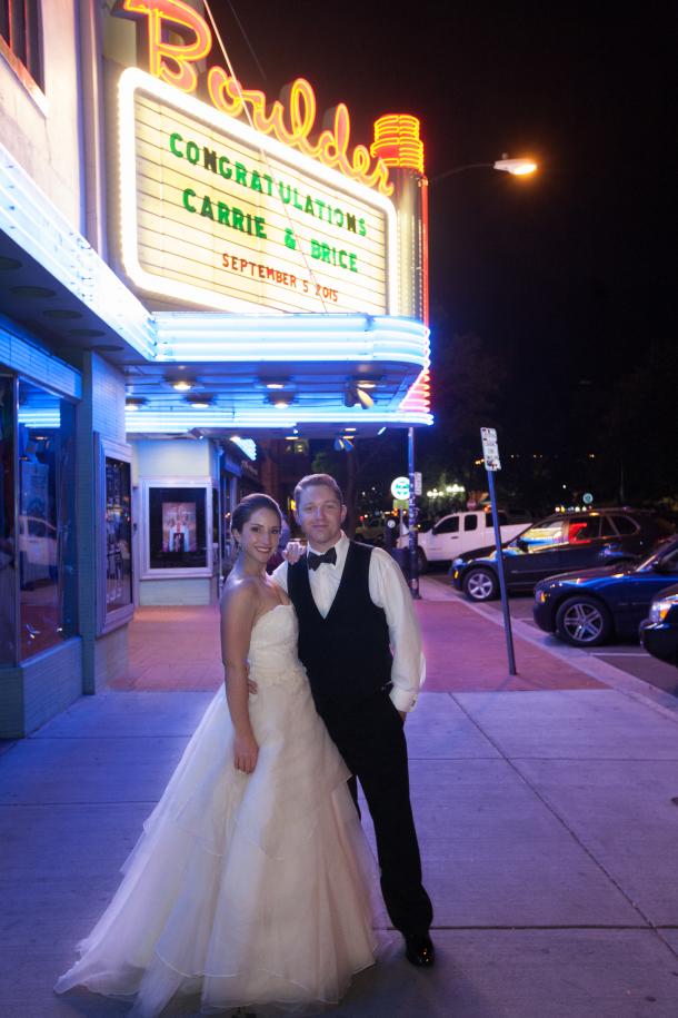 Boulder Theater Wedding