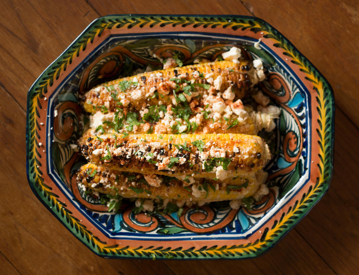 Grilled Corn with Tucumcari Cheese